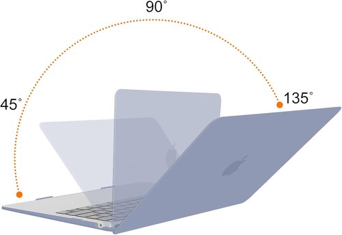 MOSISO MacBook Air 13-Inch Case - M1 Chip Compatible with Hard Shell, Keyboard Cover & Storage Bag | Lavender Gray