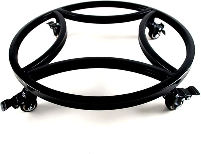 Zhongma 18.1" Plant Caddy with Wheels, Heavy Duty Construction, 300 Lbs Capacity, Load-Bearing Wheels with Brakes