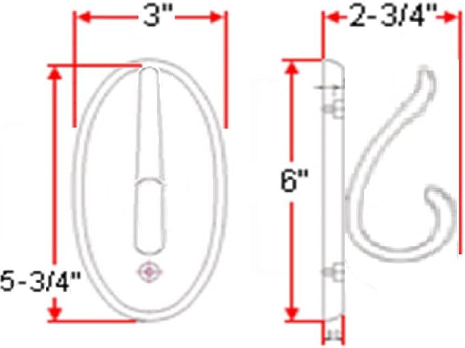 Design House 561217 Dalton Double Robe Hook, Wood Construction, Honey Oak Finish, One Size (Pack of 2)