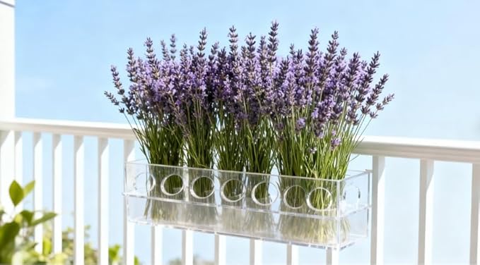 Acrylic Flower Vase Rectangular Centerpiece, 12 Inch Clear Rectangle Floral Vase for Dining Table Home Decor Wedding Party, Send from Local Warehouse