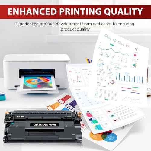 070H Toner Cartridge Compatible for Canon 070H 070 Toner Cartridge CRG070 CRG070H for imageCLASS MF465dw MF462dw LBP246dw LBP247dw Printer High Yield 9,500 Pages 1 Pack