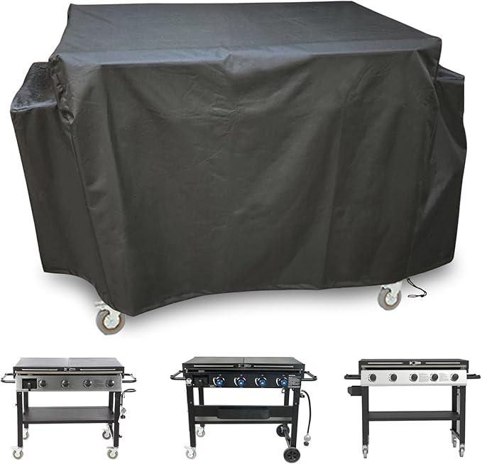 ZJYWSCH Cover for Pit Boss Deluxe 4 Burner PB757GD, Standard/Deluxe 5 Burner PB5BGD PB5BGD1 Griddle Grill, Waterproof for Blue Rhino Razor Griddle GGC1643L