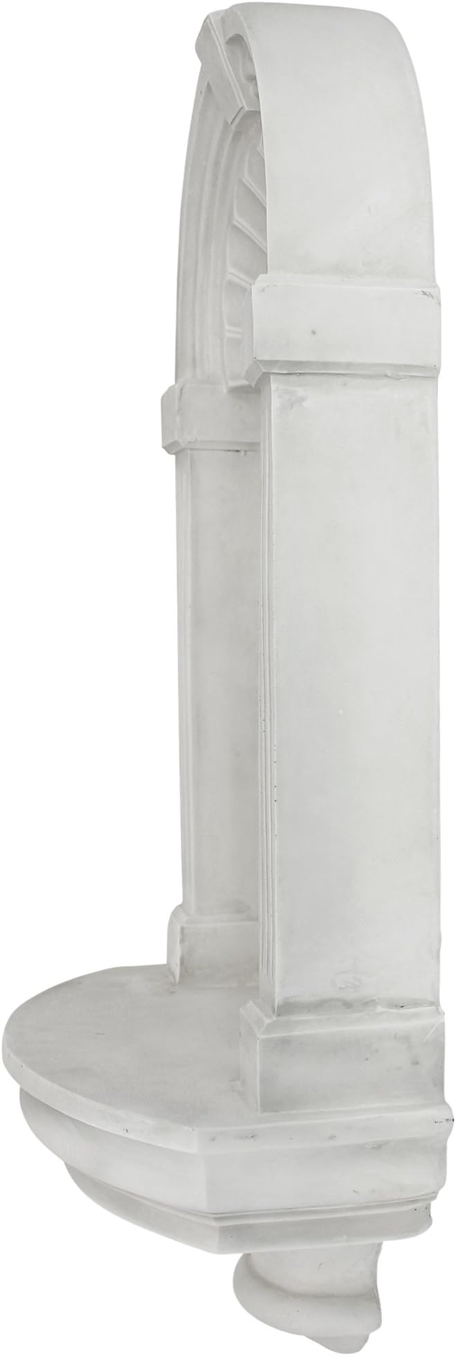 Design Toscano Classical European Style Wall Niche Display Shelf, Large, 30 Inches Tall, Cast Stone Resin, Antique Stone