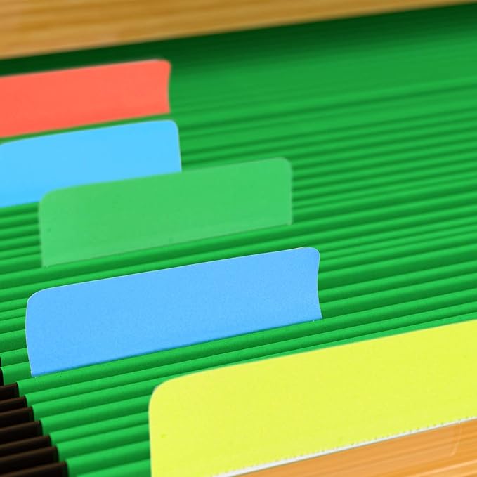 Jovitec 800 Pcs Tabs 2 Inch Sticky Index Tabs Writable and Repositionable File Tab Flags Colored Page Markers Labels for Reading Notes, Books and Classify Files 40 Sets(Fresh Colors)