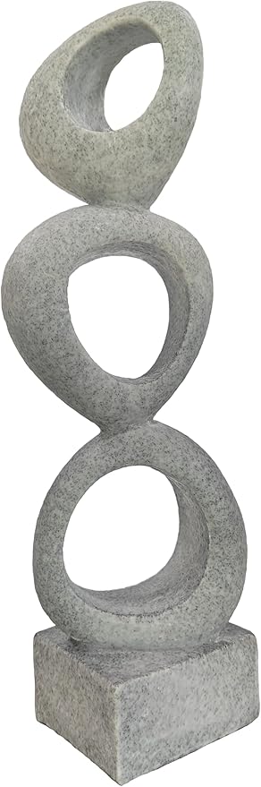 Abstract Modern Ribbon Decorative Sculpture, Knot Sculptures,Home Decor,Coffee Table Statues,Dining Living Room Desk Decor,Shelf Decoration (Marble Color-A)