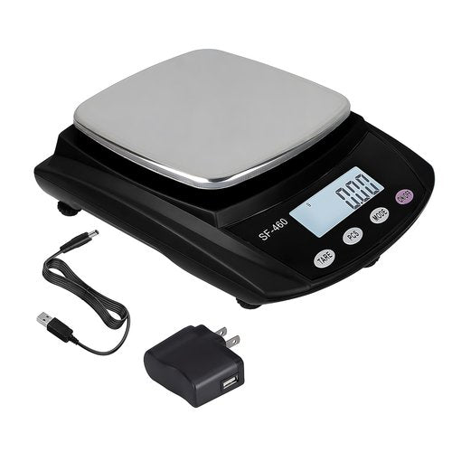Eosphorus Science Digital Lab Scale - Precision Analytical Balance with 0.01g Accuracy | Ideal for Chemistry, Jewelry & Education - Black
