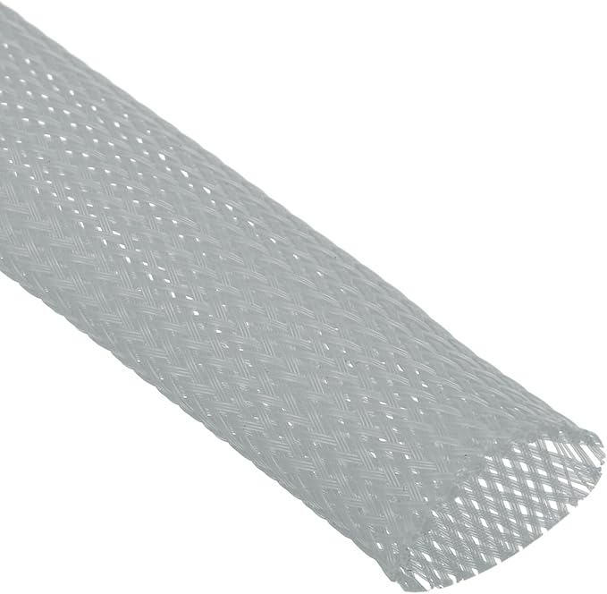 uxcell Expandable Sleeving,1 3/16-inch 10ft Cable Sleeve, Gray