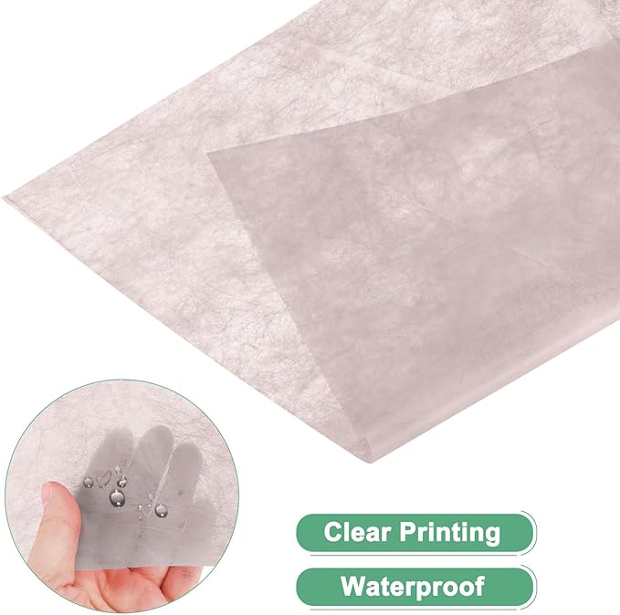 M METERXITY Korean Cotton Floral Wrapping Paper 1Roll [Khaki] - 9m x 58cm (29.5ft x 23in), Translucent & Waterproof Flexible for Bouquets, Gift Packaging, Wedding, Florist Use