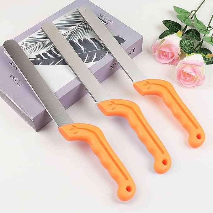 Tinsow Florist Professional Cutting Knife for Flower Foam Block Knives for Floral Foam Block Bricks(Orange)