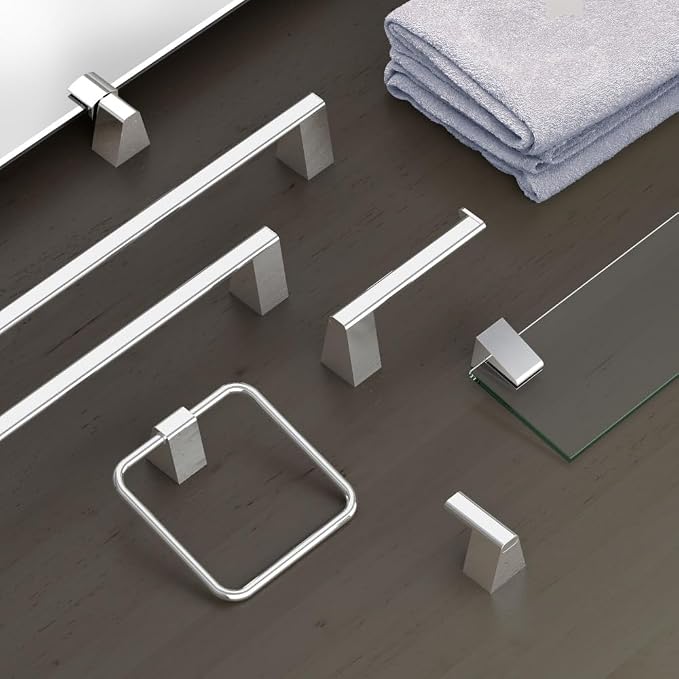 Gatco 5650 A-Line Towel Bar, 24 Inch, Chrome