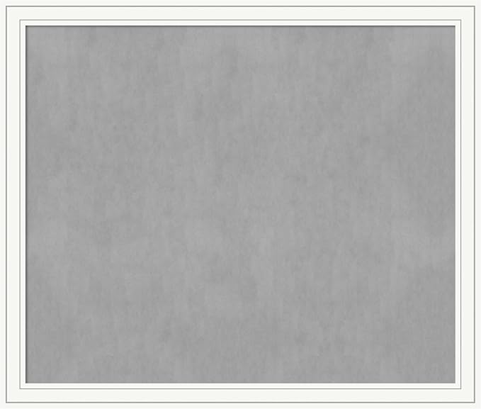 Amanti Art White Framed Magnetic Board 45x53 Oversize Vision Board for use with Magnets, 100% Metal Sheet to Display Items as Office Decor or for Home Organization in mudroom, Kitchen or Kids Room