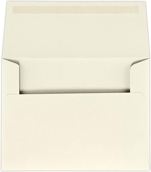LUXPaper A6 Invitation Envelopes - Natural 70lb Text | 4 3/4" x 6 1/2" | Pack of 50