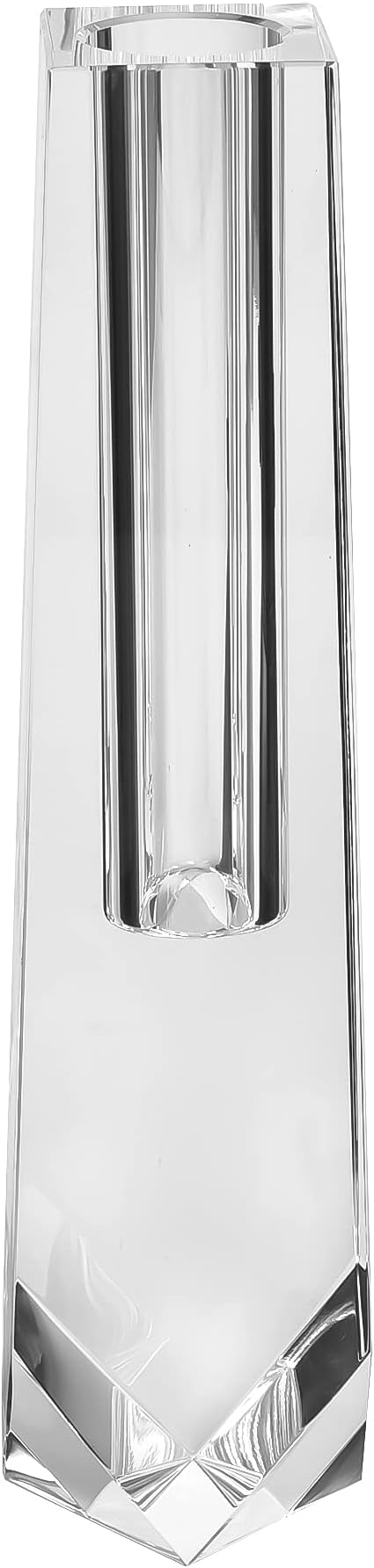 kitCom Series Crystal Vase, Flower Vase, Suitable for Home Decor, Wedding or Gift - 8.3 Inch Luxury Crystal Flower Vase