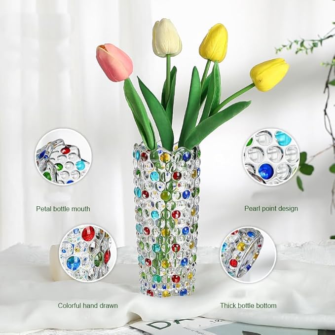 Colorful Glass Vase