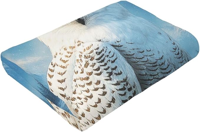 Owl Blanket Cute Owl Throw Blanket Soft Cozy Fleece Fuzzy Stuffed Plush Flannel Gifts for Girls Women Boys Kids Adults 40''x50''