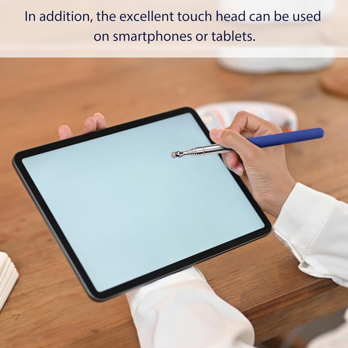 Skiennix Retractable Teacher Pointer - 39.5'' Pointer Stick with Smooth Stylus Pen for Presentations