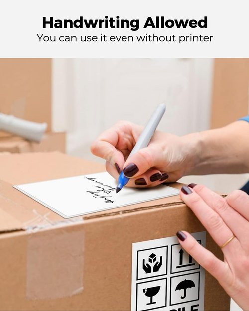 MUNBYN Thermal Shipping Labels - 4x6 Direct Thermal Printer Labels | 500 Sheets for Commercial Use
