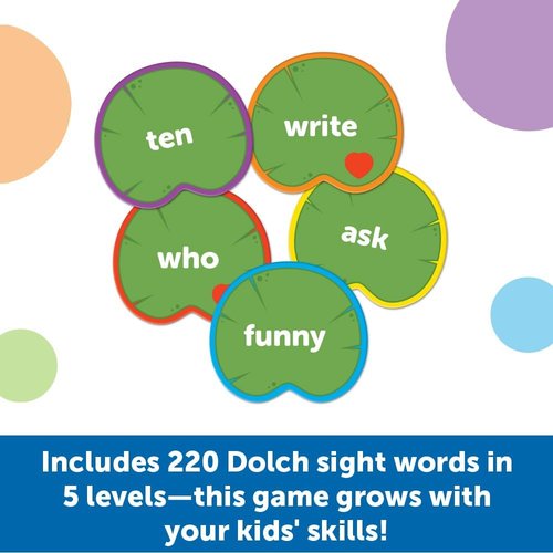 Learning Resources Sight Word Toss - Engaging Phonics Game with Flash Cards for Ages 5+