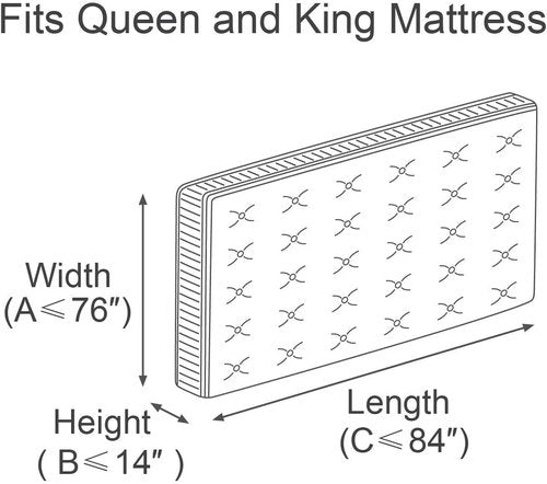 ComfortHome Mattress Bag - Durable Moving & Storage Solution | Queen & King Size, 2 Pack