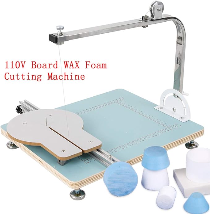 11'' *10'' Hot Wire Cutter, 0-500℃ Foam Cutting Machine, 72W Electric Styrofoam Cutter with16.4ft Heating Wire for Foam Sponge KT Board Ribbon Pearl Cotton