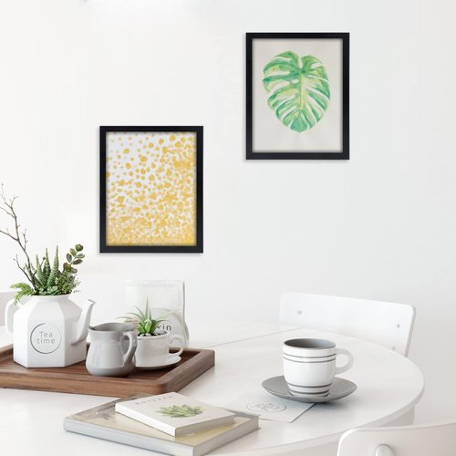 HUKONHEP Black Picture Frames - 18x20 Wall Gallery Frames with Plexiglass | Horizontal & Vertical Display