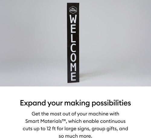 Cricut Smart Permanent Vinyl - Grass Green (5.5in x 10ft Roll) | Ideal for Joy Machine Matless Cutting