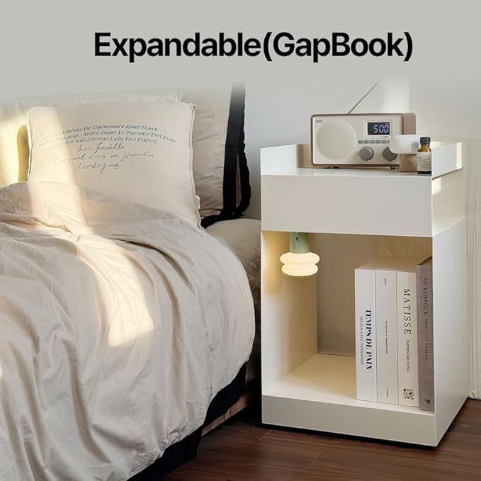 Book Shape Decorative Cable Management Box - Expandable Cable Organizer Box with Magnetic Closure for Home & Office (PatternHouse, Standard)