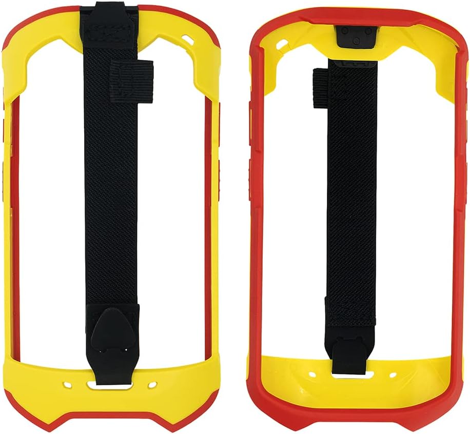 Zebra Protective Cover Bumper Case - Rugged Boot with Hand Strap for TC51, TC52, TC56, TC57 | Red & Yellow