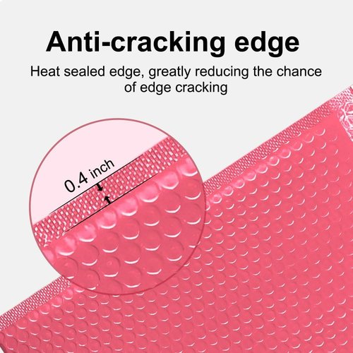 Koja Padded Bubble Mailers - 6 X 10” Extra-Thick Shipping Envelopes | 25-Pack, Fast Self-Seal (Pink)