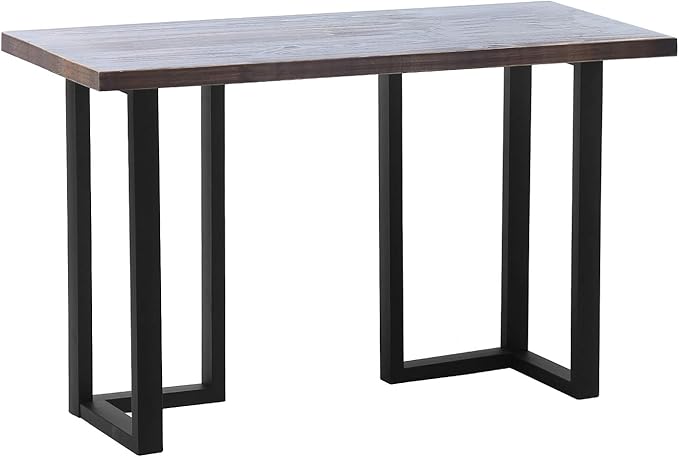 MBQQ 2 Pcs V Shape Table Legs - Heavy Duty Metal, Dining Table & DIY Iron Bench Legs (H28"xW17.7")
