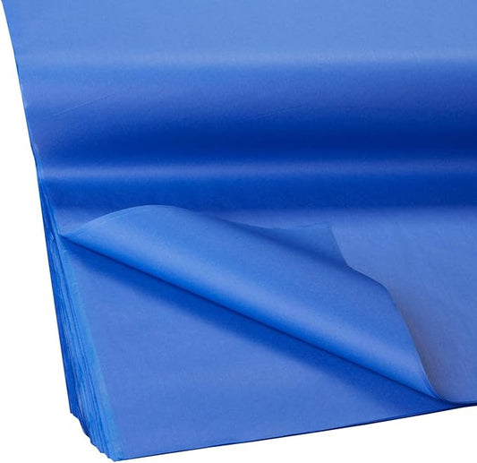 Jillson Roberts Bulk 20 x 30 Inches Recycled Tissue, Parade Blue, 480 Unfolded Sheets (BFT16)