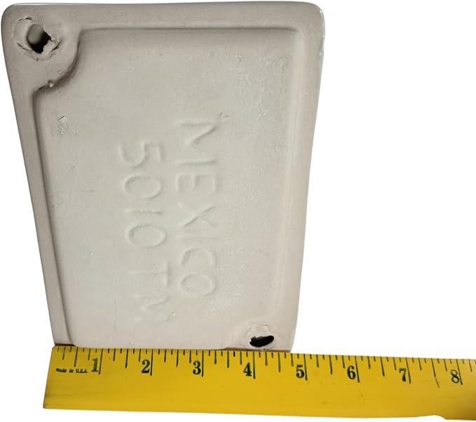 Beige Bone Almond Ceramic Soap Dish Shower Tray Tile in Installation Vintage Mid Century Modern Retro