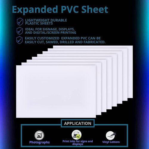 BENECREAT A4 White Foam Sheets - 8 Pack of 2mm Thick for Signage Displays & Digital Printing | 11.8x7.8 Inch