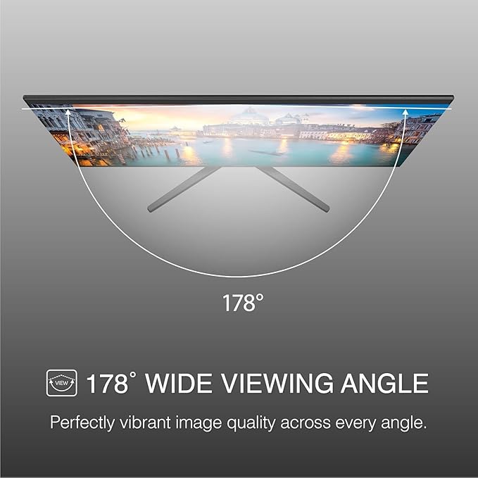Packard Bell airFrame 27" FHD Monitor, 1920x1080, Ultrawide, VESA Mount, Tilt Adjust, HDMI/VGA, Slim Bezel, for Home, Office, and Light Gaming - 2 Pack