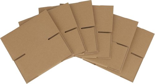 Kraft Shipping Boxes - 50 Pack Small Corrugated Cardboard Boxes for Mailing | 4x4x4 Inches