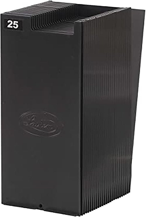 Lathem Time Card Rack - Expandable System with 25 Pockets | Durable Black Construction for 9-Inch Cards