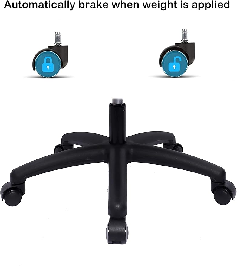 Chair Master FSS Series Square seat Tall (24"-34") seat Height Chair. Vinyl-for Office, Garage, Desk, Shop, Computer, Doctor, Medical, Easy to Clean! 18" Footring (Aqua, Tall, Self Braking Casters)