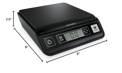 DYMO M5 Digital Postal Scale - 5-Pound Capacity for Accurate Shipping & Weighing Packages