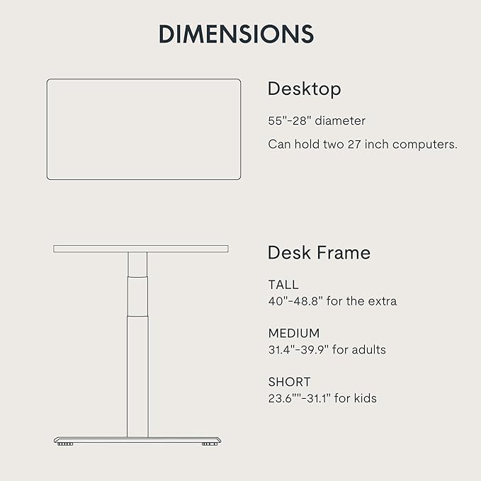 FLEXISPOT E6 Pro Oval Leg Dual Motor 3 Stages Standing Desk 55x28 Inch Whole-Piece Board Electric Height Adjustable Electric Sit Stand Up Desk 150KG Load Capacity (White Frame + Maple Desktop)