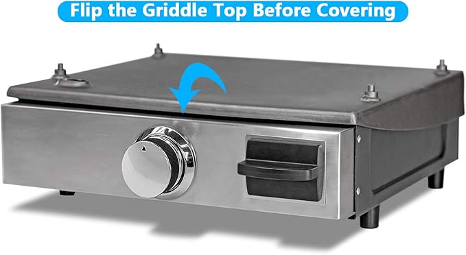 iCOVER 17 inch Griddle Cover- Heavy Duty Waterproof 600D Polyester Canvas Table Top Griddles Covers Designed for Blackstone