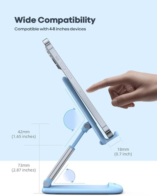 Lamicall Cell Phone Stand - Blue Desk Organizer for 4-8'' Smartphones | Perfect Easter Basket Stuffer