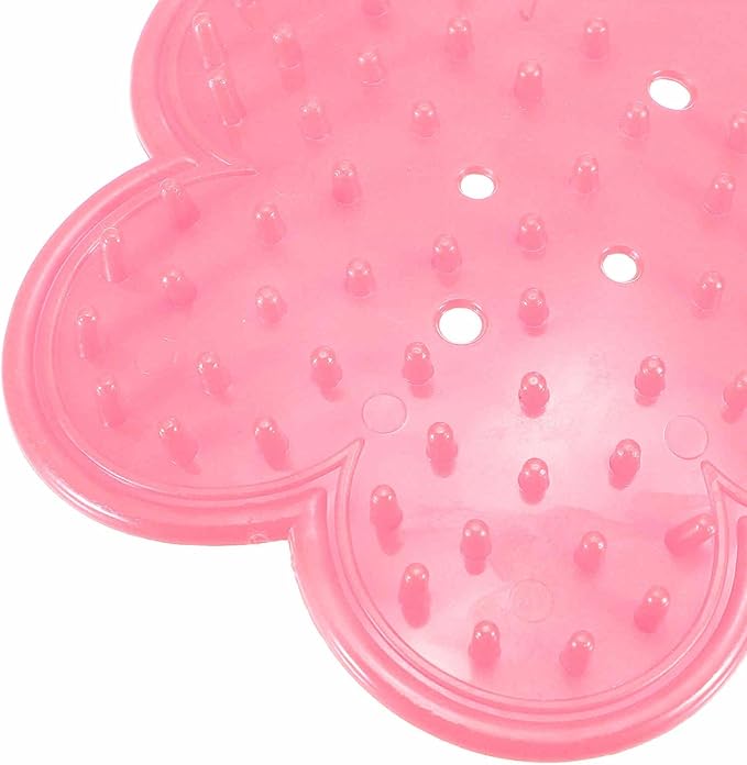 HARFINGTON 2pcs Rose Thorn Stripper Tool Set 4.7" PVC Flower Thorn Leaf Remover Flower Stem and Leaf Stripping for Gardening Home Florist Arrangement, Blue Pink