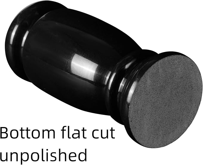 Black Granite Cemetery Vase for Grave Markers,Headstone Memorial Flower Holder