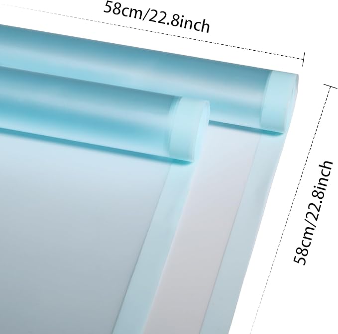 DEWJDFSC 20 Sheets Flower Wrapping Paper,Waterproof Floral Korean Bouquet Wrapping Paper, Florist Supplies, Suitable for Flowers Gift Packaging （Blue-3）