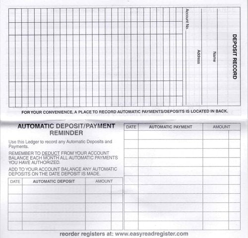 Checkbook Registers - USA-Made Transaction Ledger | 24-26 Calendars, 18 Count