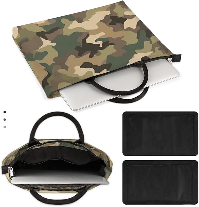 Hsnar 15.6 Laptop Case Briefcase Handbag with Accessory Pocket Slim Laptop Bag Laptop Sleeve
