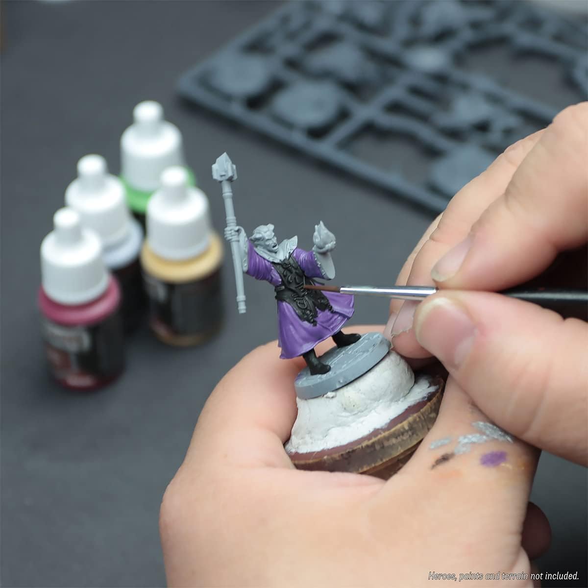 The Army Painter Gamemaster Character Brush Set - Precision Detail Brushes for Miniature Painting | 4-Piece Set
