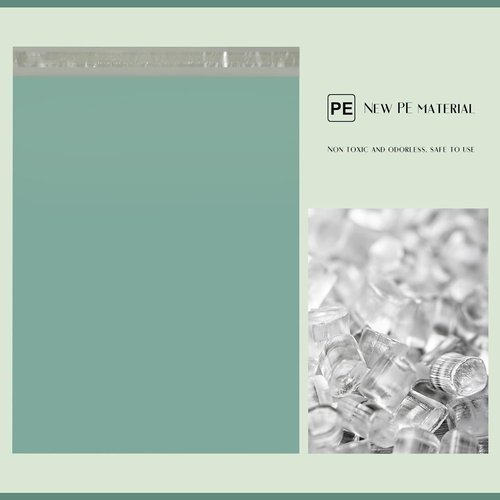 Metronic Poly Mailers - 10x13 Shipping Bags for Clothing | 1200 Pcs, Tear-Resistant, Strong Adhesive in Grayed Jade Green