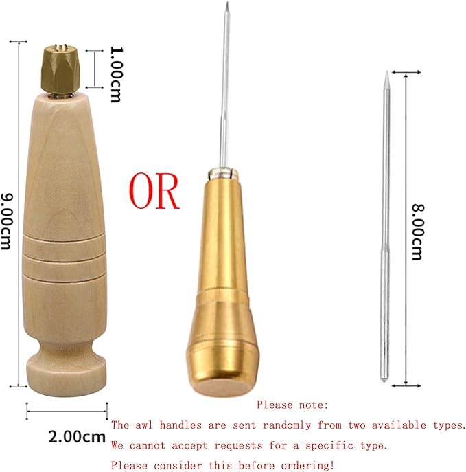 Bookbinding Punching Cradle with Aluminum Piercing Guide, with a Wooden-Handled Awl, Signature Punching Tool Set for Bookbinding Kit, for Book DIY Crafts, Polished Smooth Surface, Easy to Use Guide