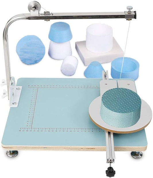11'' *10'' Hot Wire Cutter, 0-500℃ Foam Cutting Machine, 72W Electric Styrofoam Cutter with16.4ft Heating Wire for Foam Sponge KT Board Ribbon Pearl Cotton